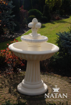 Zierbrunnen Springbrunnen Skulptur Brunnen Dekoration Garten Fontaine Neu 136cm
